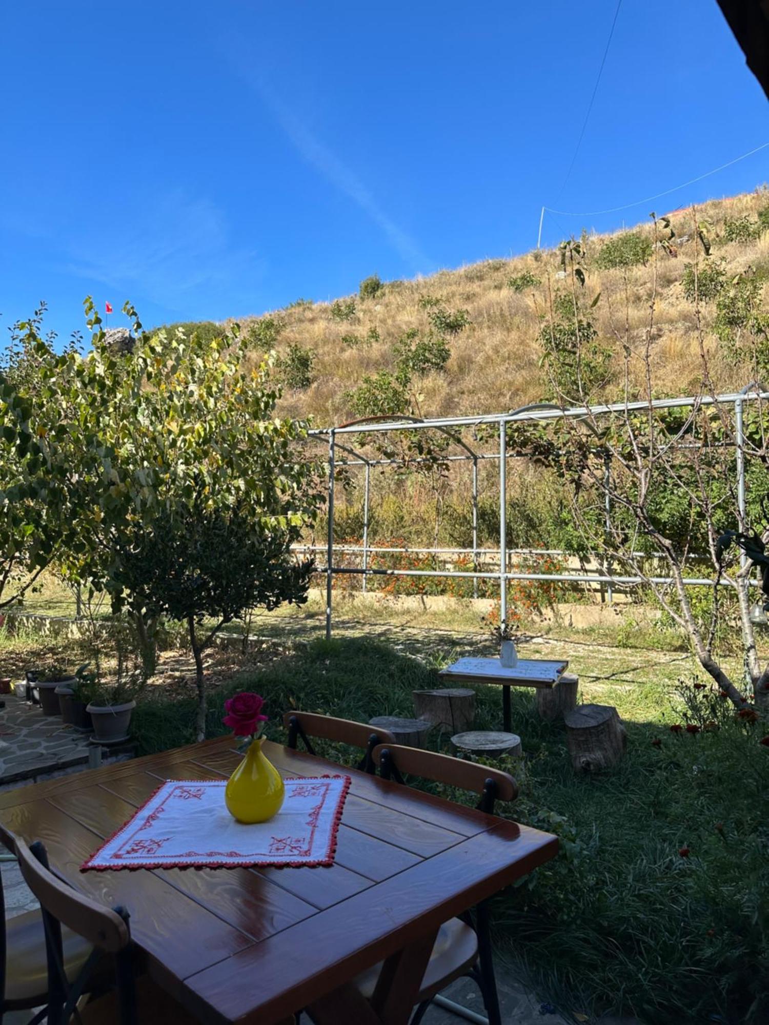Bujtina Hader Xhebro Hostel Tepelene ภายนอก รูปภาพ
